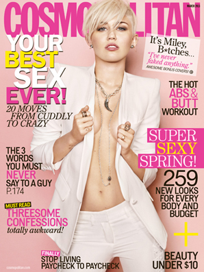 Miley Cyrus, Cosmopolitan Miley Cyrus, Cosmopolitan
